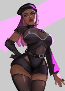 reyna-game-hentai-–-solo-focus,-large-breasts,-ls,-cleavage,-beret,-black-clothing