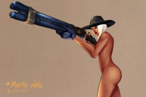 ashe-game-porn-–-naked-female,-gun,-red-eyes,-ls,-solo-female,-standing