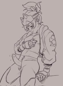 kiriko-hentai-porn-–-overwatch-ipple-tweak,-self-fondle,-matsugonsfw