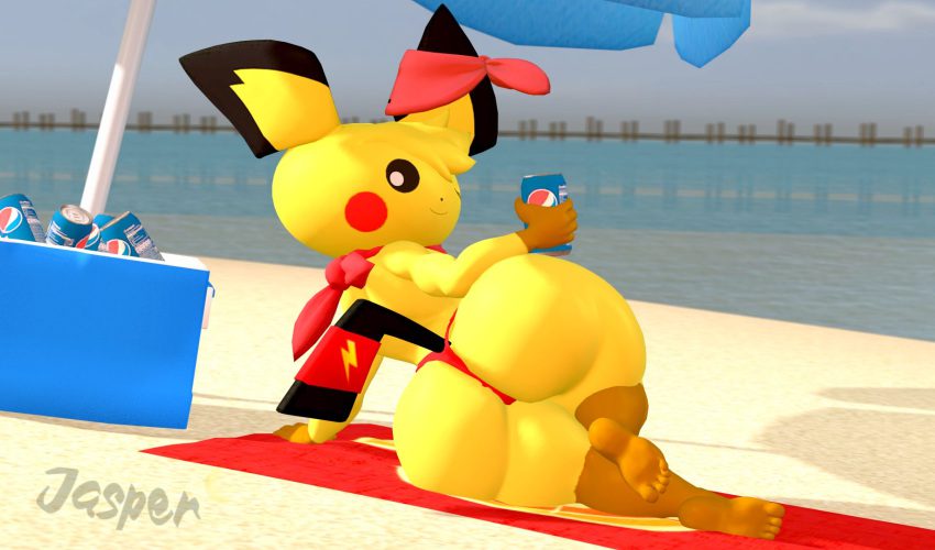 Pokemon Sex Games - Pokemon Game Porn - Fat Ass, Thighs, Looking At Viewer, Hair Tuft, Bikini,  Anthro, Laying On Side - Valorant Porn Gallery