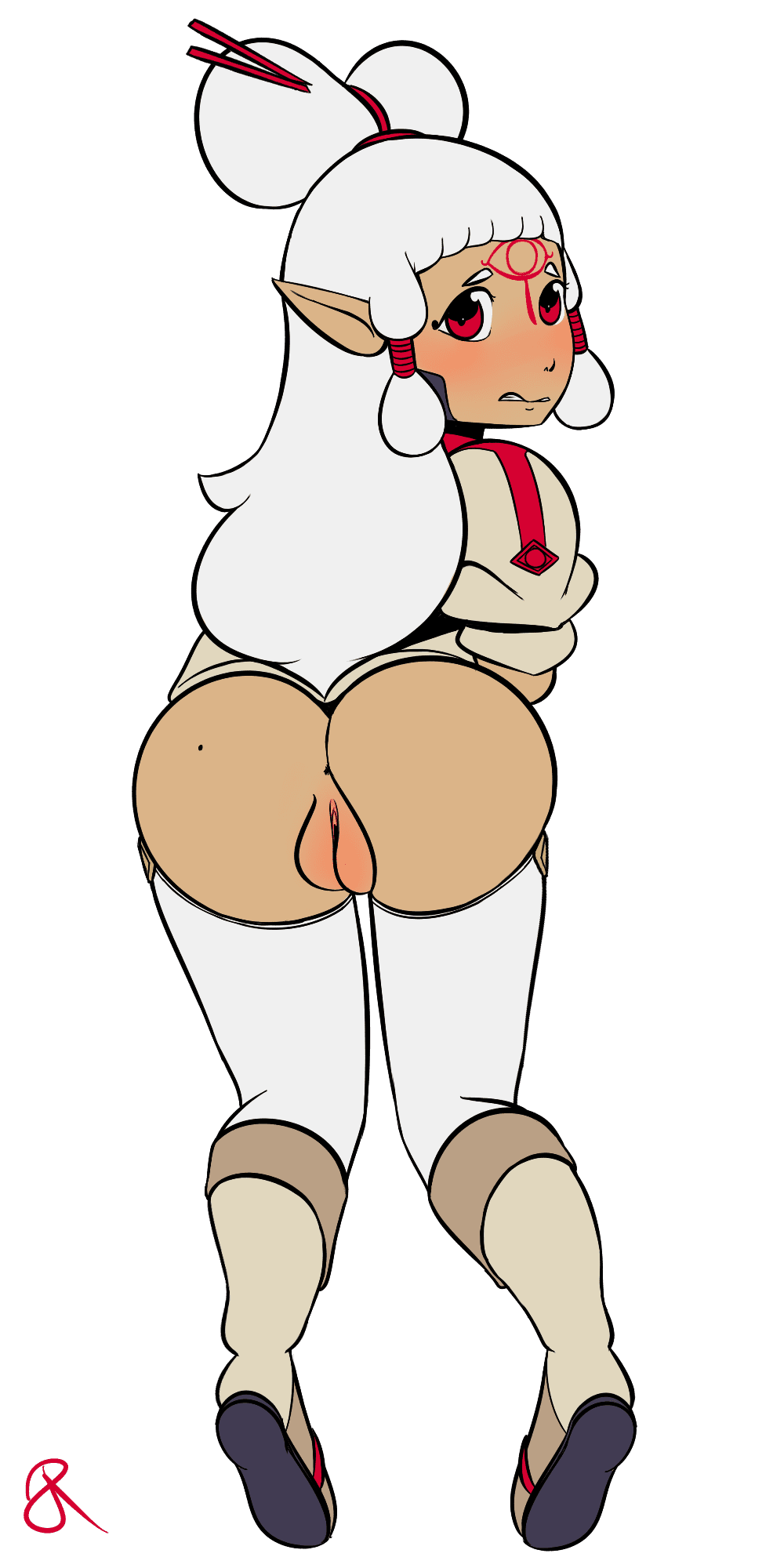 paya-hot-hentai-–-white-legwear,-pussy,-nintendo,-red-eyes,-solo,-breath-of-the-wild