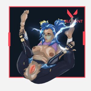neon-hot-hentai-–-breasts,-pussy,-blue-hair