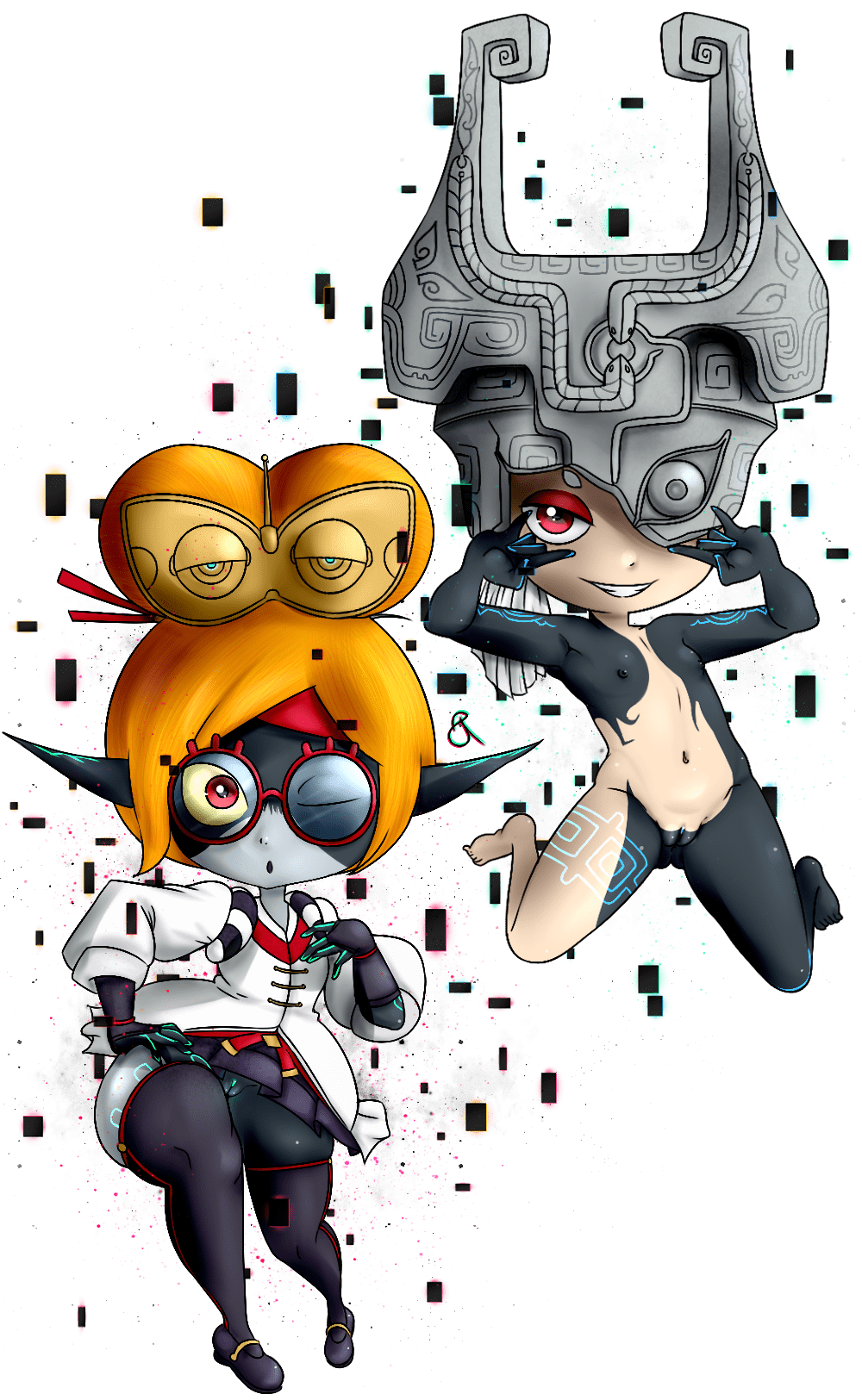 the-legend-of-zelda-free-sex-art-–-hair-over-one-eye,-female,-twili,-solo,-pussy