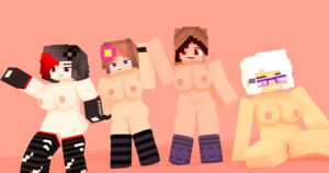 minecraft-rule-porn-–-red-eyes,-standing,-multicolored-hair,-blue-eyes,-brown-hair,-jenny-belle,-pussy