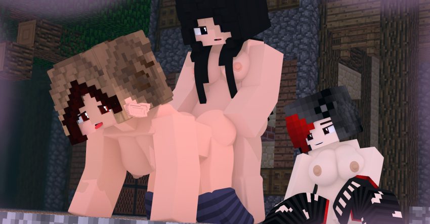 minecraft-hot-hentai-–-multicolored-eyes,-red-eyes,-horny-female,-fingering-pussy,-human,-looking-at-partner