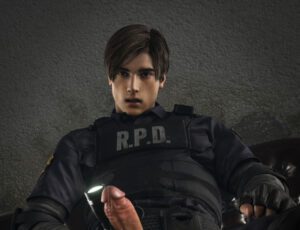 resident-evil-rule-–-penis,-male,-leon-scott-kennedy,-killystein,-clothed,-police-uniform
