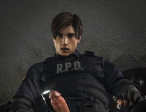 resident-evil-rule-–-penis,-male,-leon-scott-kennedy,-killystein,-clothed,-police-uniform