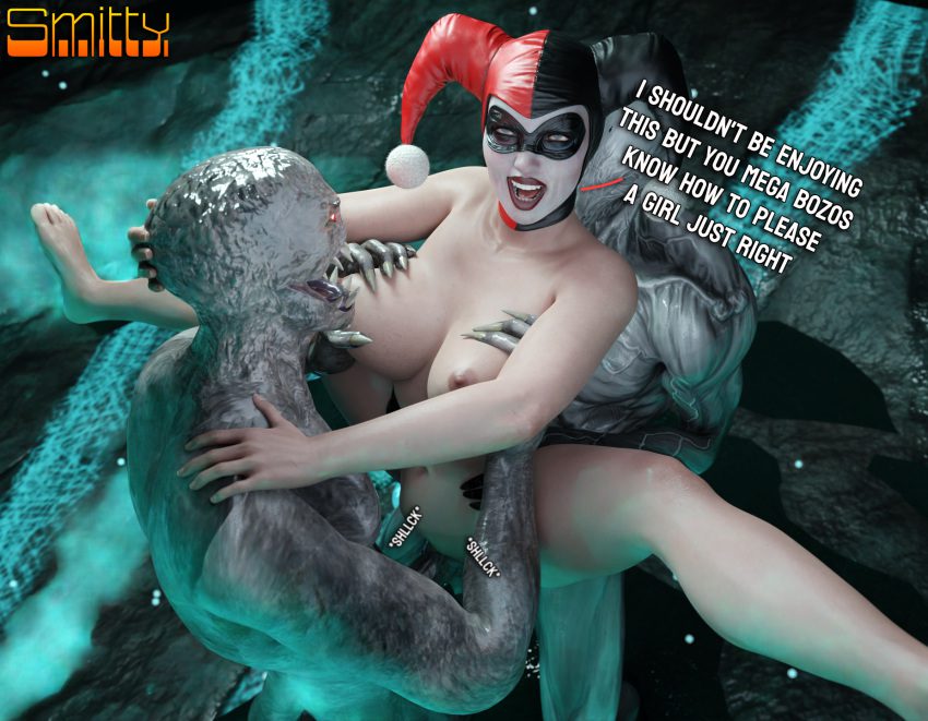 resident-evil-game-porn-–-eastern-and-western-character,-pale-skinned-female,-grabbing-breasts,-harley-quinn,-outlast