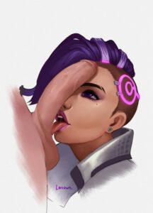 overwatch-porn-–-male/female,-duo,-purple-hair,-mole