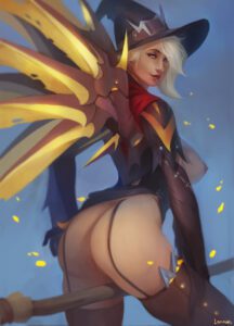 overwatch-hentai-–-female,-nipples,-mercy,-blizzard-entertainment,-blue-eyes,-witch