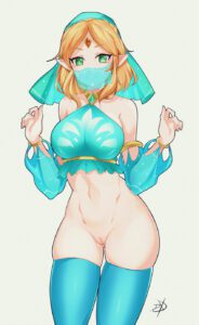 the-legend-of-zelda-game-porn-–-blue-thighhighs,-no-panties,-delux,-thigh-squish