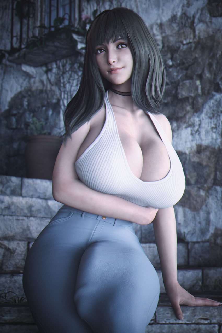 final-fantasy-free-sex-art-–-breasts,-huge-breasts,-erection-under-clothes