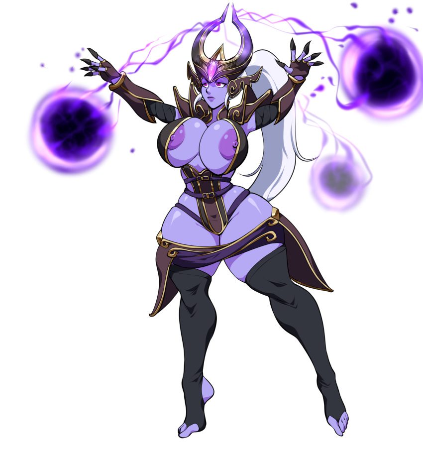 850px x 906px - League Of Legends Rule - Full Length, Syndra, White Hair, Purple Skin, Syx  - Valorant Porn Gallery