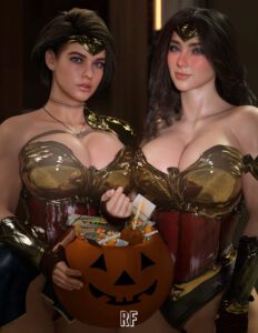 resident-evil-xxx-art-–-looking-at-viewer,-breasts,-dc-comics,-large-breasts,-brown-hair,-absurd-res