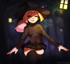 lillie-xxx-art-–-skirt,-hat,-large-hat,-naughty-face,-ls,-witch-hat