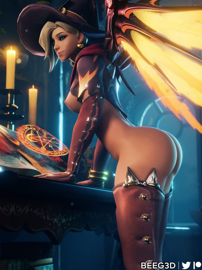 overwatch-sex-art-–-witch,-light-skinned-female,-earrings,-smiling,-thick-thighs,-blue-eyes,-ls