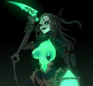 league-of-legends-hot-hentai-–-green-eyes,-lantern,-nipple-piercing,-ilewdha,-breasts,-riot-games,-solo-female