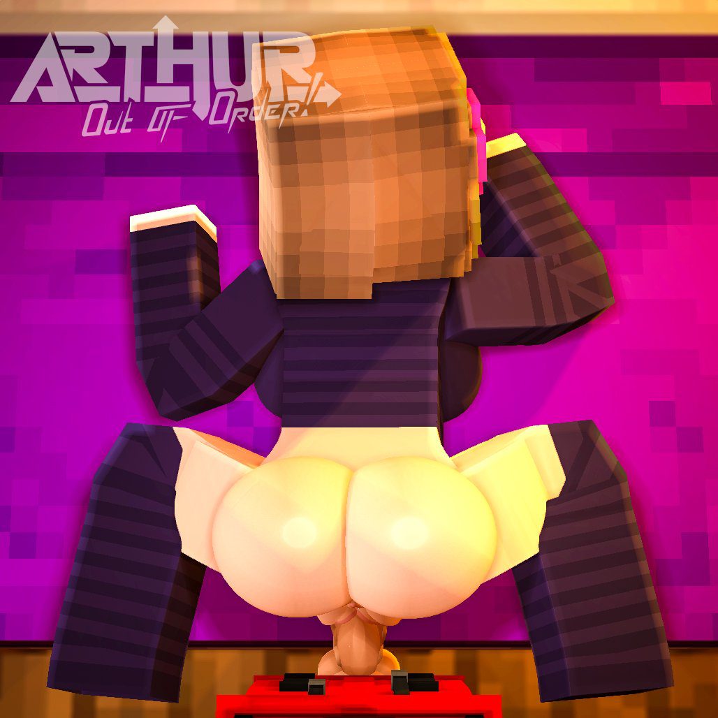 minecraft-porn-hentai-–-arthurrown-hair,-big-ass,-pussy,-male