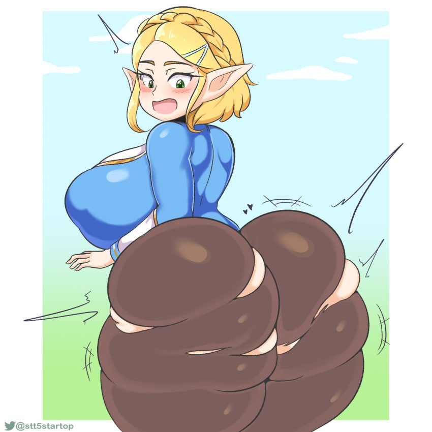 the-legend-of-zelda-xxx-art-–-female,-princess-zelda,-cleavage,-ass