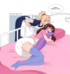 dva-porn,-mercy-porn-–-purple-legwear,-artist-name,-blue-legwear,-lying,-maid-apron,-sleeping.