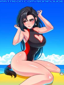 final-fantasy-hot-hentai-–-swimwear,-tifa-lockhart,-water,-one-piece-swimsuit,-floatie,-final-fantasy-vii