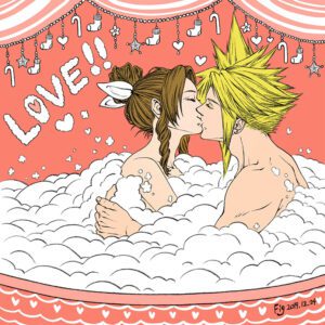 final-fantasy-hot-hentai-–-aerith-gainsborough,-christmas,-male,-making-out,-straight,-love