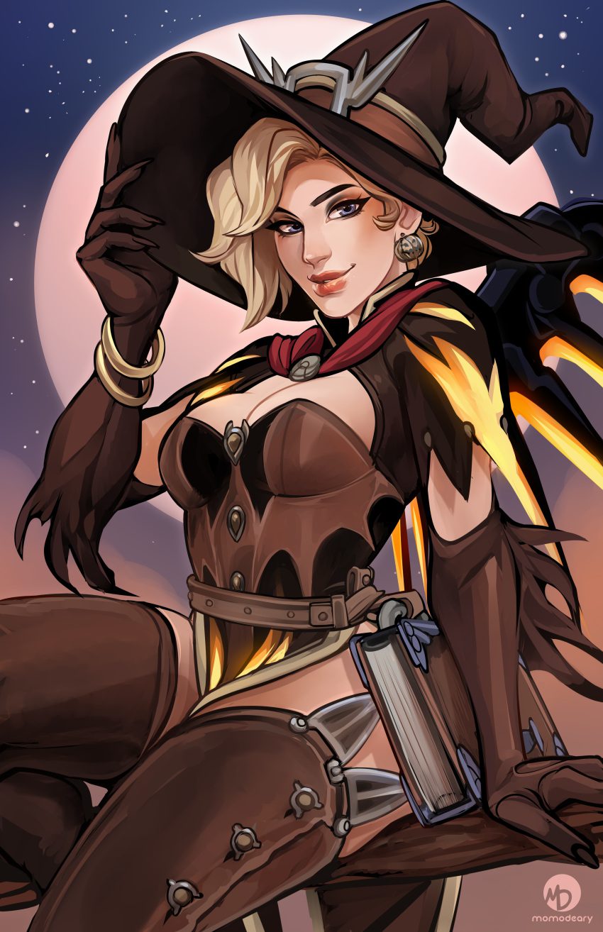 overwatch-game-porn-–-thighhighs,-blonde-hair,-pinup,-momodeary,-smiling-at-viewer
