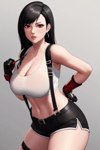 final-fantasy-porn-–-tifa-lockhart,-red-eyes,-voluptuous-female,-stable-diffusion,-looking-at-viewer,-black-hair