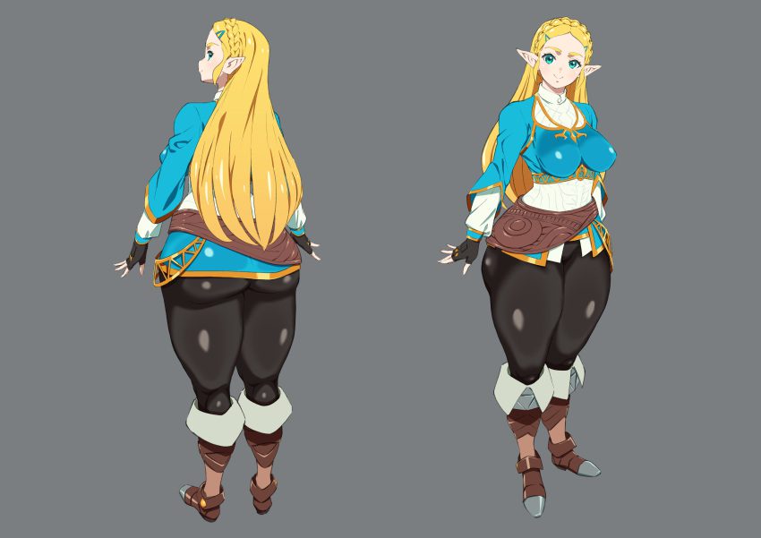 the-legend-of-zelda-rule-xxx-–-footwear,-backboob,-back-view,-alternate-version-available,-hair,-female,-smile