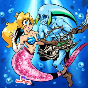 the-legend-of-zelda-rule-–-zora,-mermaid-ass,-gloves,-princess-peach,-link,-merfolk,-male