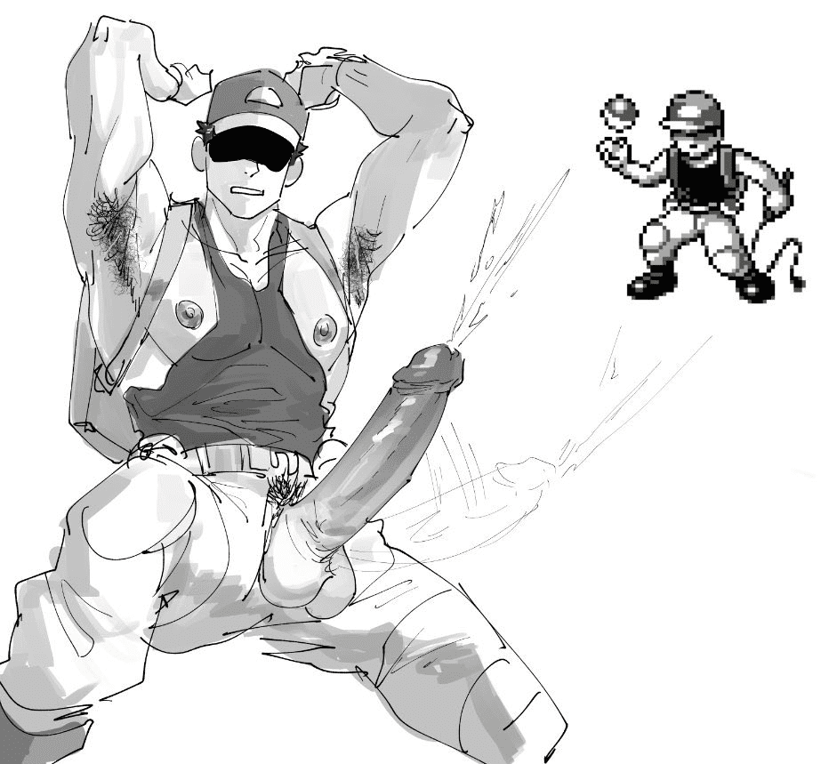 red-porn-–-baseball-cap,-beta-design,-big-penis,-arms-up,-penis-out,-orgasm