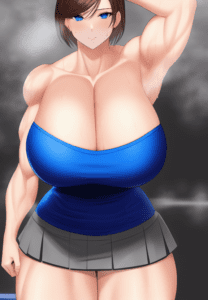 resident-evil-sex-art-–-skirt,-muscle,-bare-thighs,-steam,-muscular-thighs,-massive-breasts
