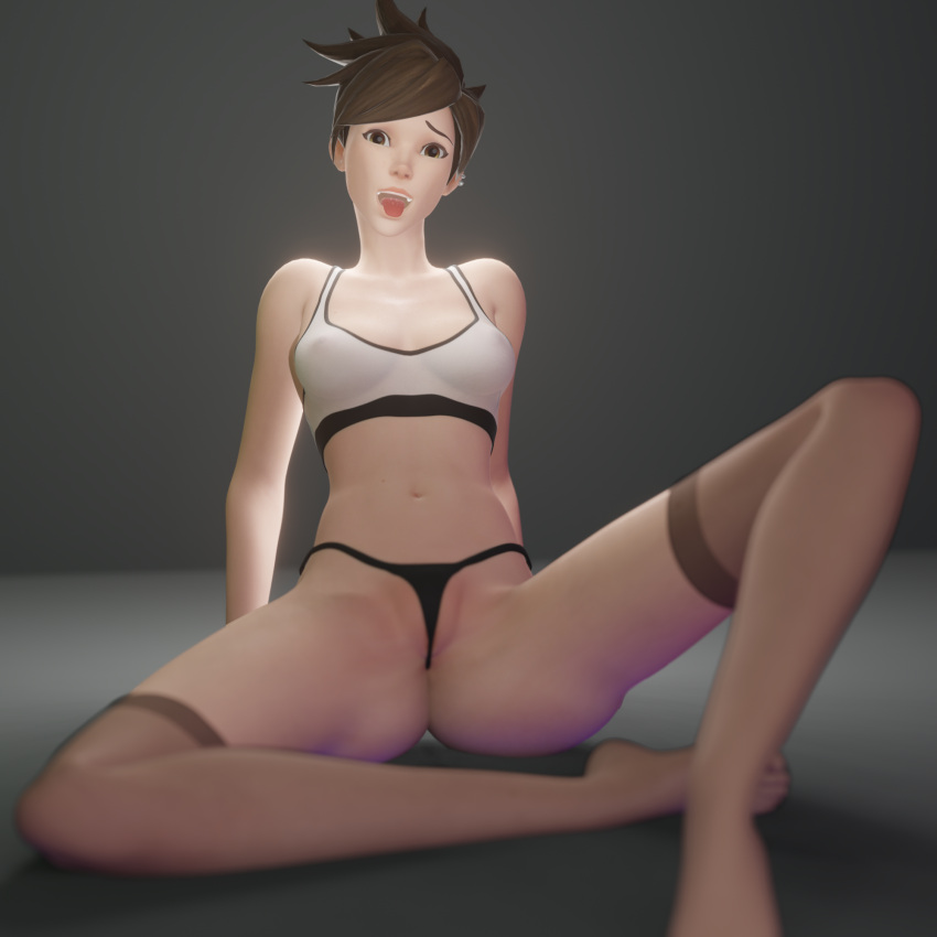 overwatch-rulern-–-looking-at-viewer,-bra,-spread-legs,-sitting,-tracer,-female,-ahe-gao.