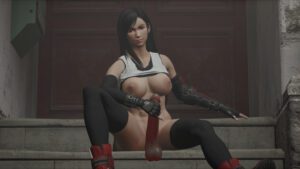 final-fantasy-porn-–-looking-at-viewer,-tifa-lockhart,-holding-penis,-solo-female,-futa-only,-source-filmmaker