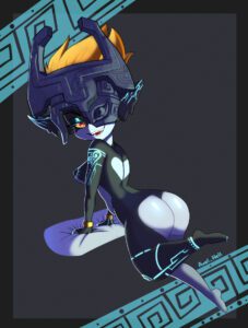 the-legend-of-zelda-hentai-art-–-big-ass,-solo-female,-ass,-red-eyes,-yellow-sclera,-feet,-female-only