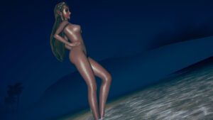 the-legend-of-zelda-rule-porn-–-solo,-completely-naked,-pointy-ears,-wet,-beach,-barefoot