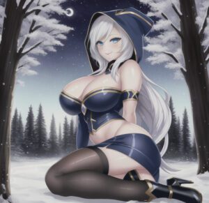 ashe-rule-porn-–-female,-absurd-res,-blue-eyes,-smiling-at-viewer,-high-resolution,-snow