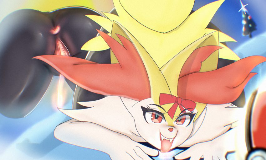 pokemon-hentai-art-–-anus,-anthro,-bodily-fluids,-bent-over,-glowing-genitalia