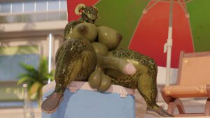 skyrim-game-hentai-–-argonian,-penis,-big-breasts,-nipples,-the-elder-scrolls,-beach,-thick-thighs