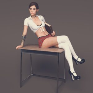 Ellie Rule Xxx - freckles, athletic female, tied hair, 3d 12 ellie-rule-xxx-–-freckles,-athletic-female,-tied-hair,-3d