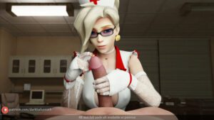 overwatch-game-porn-–-glasses,-mercy,-nurse,-darkbahamuth