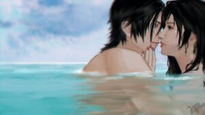 final-fantasy-hentai-art-–-water,-hand-on-chin,-blue-eyes,-voaleine