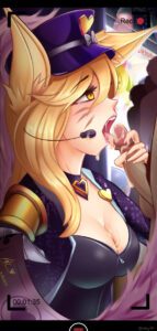 league-of-legends-hentai-porn-–-blonde-hair,-cum,-yellow-eyes,-costume,-recording,-licking,-kneeling