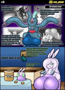 pokemon-hentai-xxx-–-casual-nudity,-dialogue,-mother-and-daughter,-hair-over-eye,-text,-goo-creature