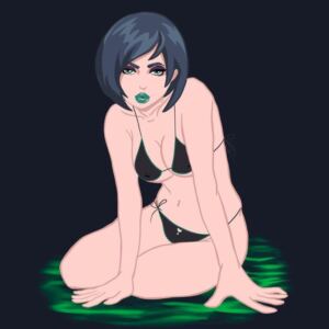 sexy-viper-bathing-in-toxic-pools-in-her-panties-[mikafujiwarahh]
