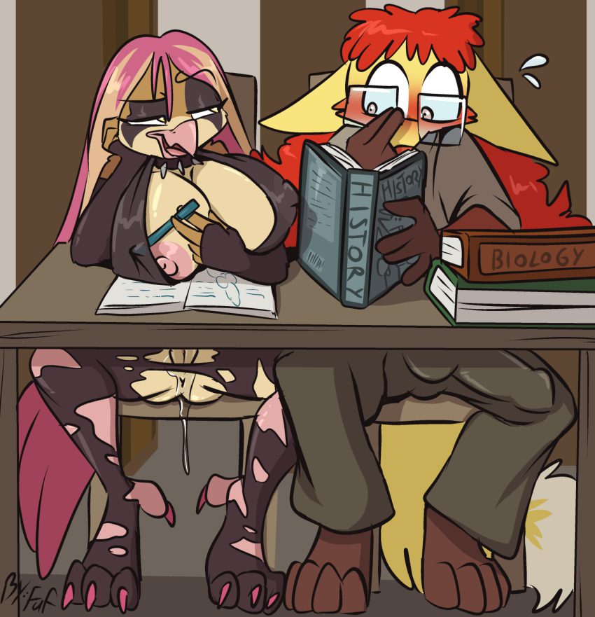 pokemon-porn-hentai-–-male,-clothed,-breasts,-red-hair,-dipstick-tail,-generation-kemon