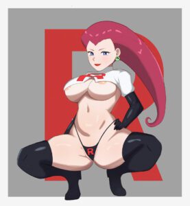 jessie-game-porn-–-underboob,-squatting,-red-lipstick