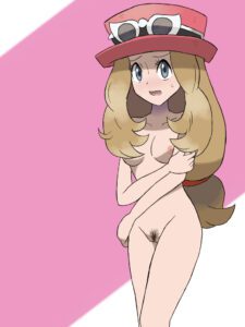 serena-hentai-porn-–-glasses-on-head,-blonde-hair,-breasts,-nude,-standing