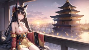 league-of-legends-hentai-art-–-wallpaper,-breasts,-fox-girl,-highres,-zaten