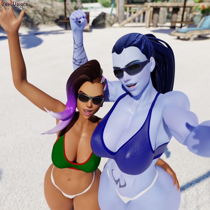 overwatch-sex-art-–-ls,-sombra,-purple-skin,-muscular,-blizzard-entertainment,-purple-hair